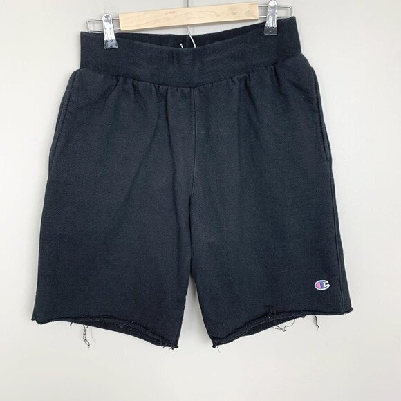 Champion Reverse Weave Black Shorts - Size Medium - Picture 1 of 7